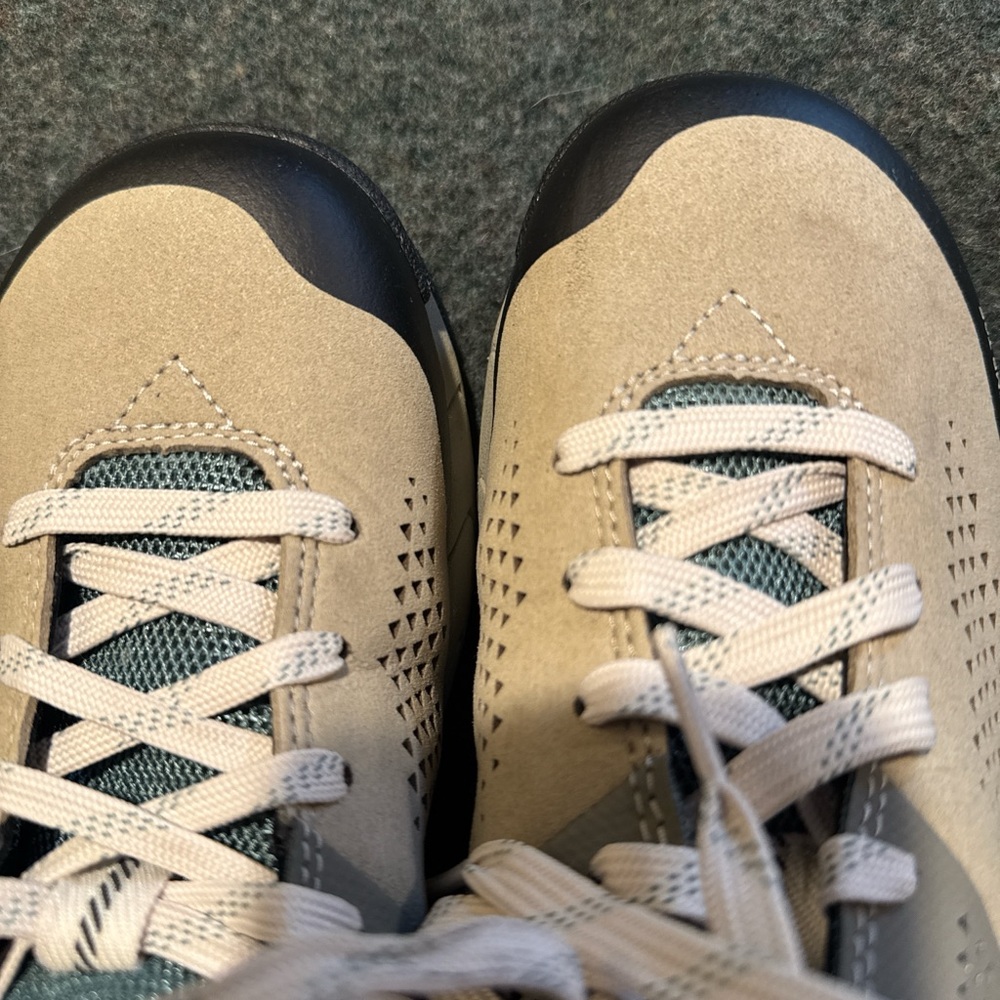 Danner Lead Time Sneaker with Composite Toe in Beige and Turquoise - Picture 3 of 8